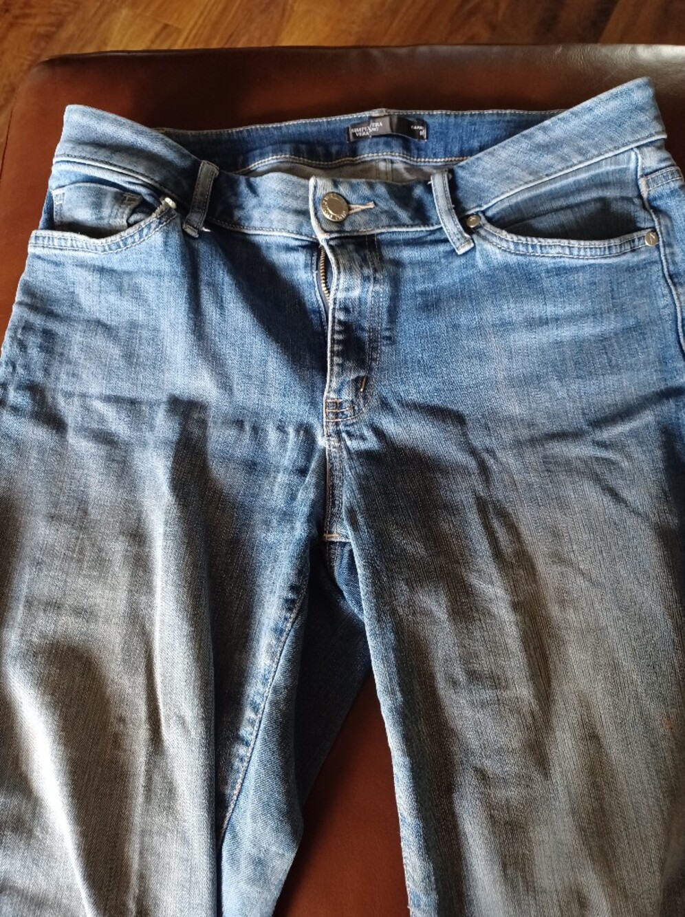 Simply Vera Vera Wang Light Blue Women's Capri Jeans
